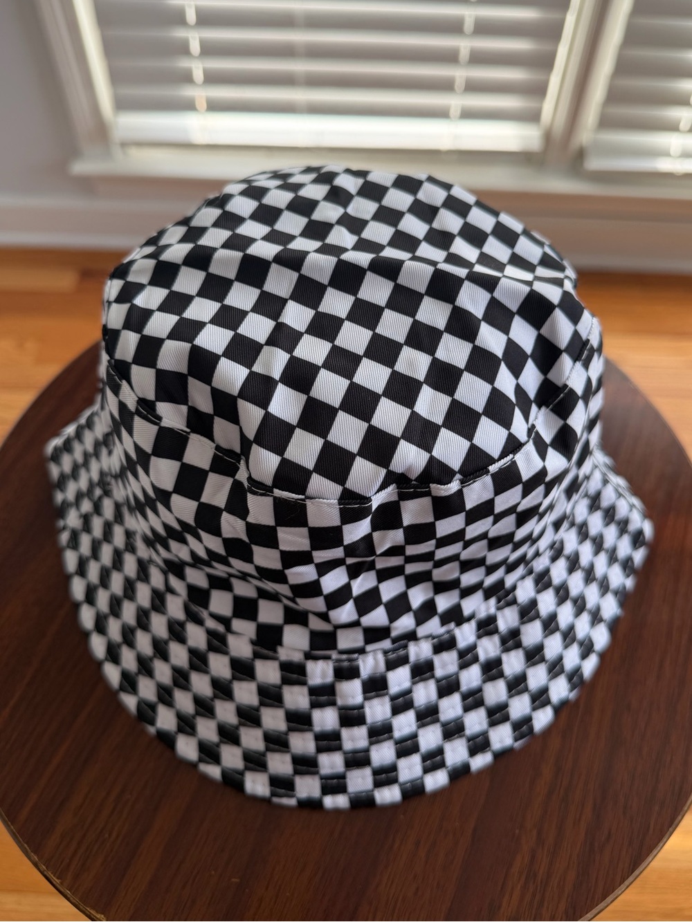 Black& White Checkerboard Bucket Hat! 🖤🤍 - Picture 2 of 3